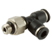 FT Pro M3 X 4MM Micro Male Stud Run Tee PST04-M3C - FluidAirFittings