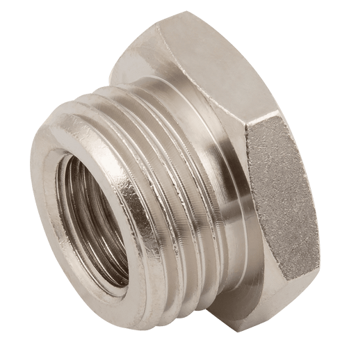 FT Pro 1/2" BSPP Male X 1/8" BSPP Female Reducing Bush RK10/21 - FluidAirFittings
