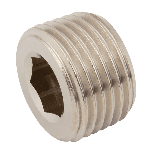 FT Pro 1/4" BSPT Male Plug Adaptor 410903 - FluidAirFittings