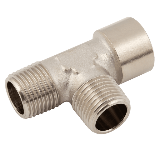 FT Pro - TD33 1" BSPT Male X 1" BSPT Female Equal Tee - FluidAirFittings