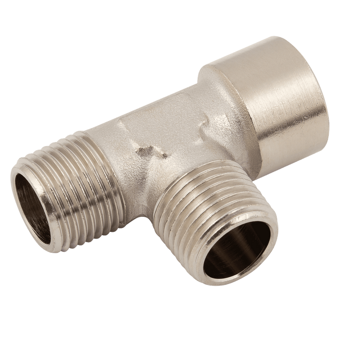 FT Pro - TD33 1" BSPT Male X 1" BSPT Female Equal Tee - FluidAirFittings