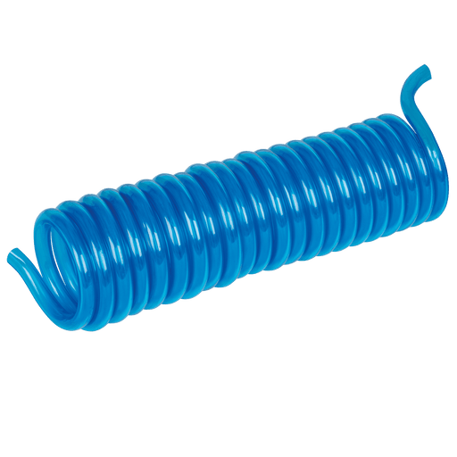 FT Pro 6MM OD X 4MM ID 1M Polyurethane Coil Hose Crystal Blue PUC6/1CB - FluidAirFittings