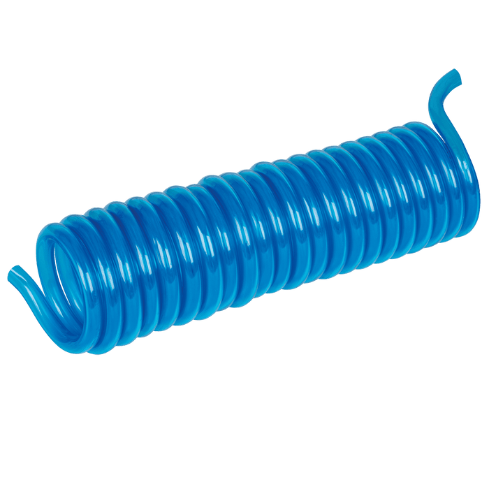 FT Pro 6MM OD X 4MM ID 2M Polyurethane Coil Hose Crystal Blue PUC6/2CB - FluidAirFittings
