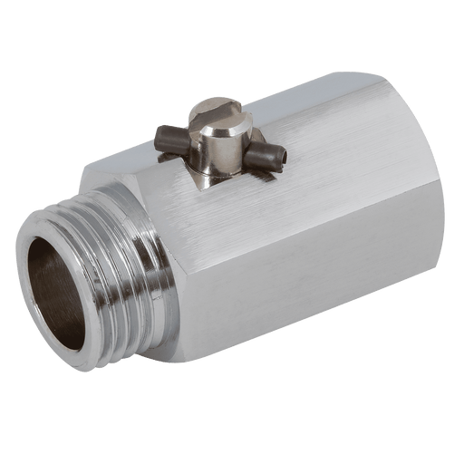 FT Pro 1/4" BSPM X 1/4" BSPF Mini Ball Valve Brass MVSM-14 - FluidAirFittings