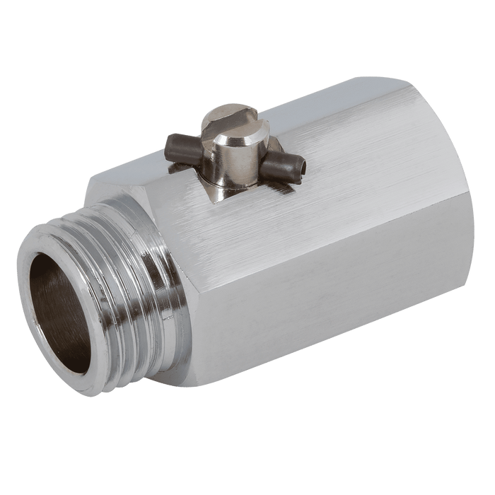 FT Pro 1/4" BSPM X 1/4" BSPF Mini Ball Valve Brass MVSM-14 - FluidAirFittings