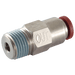 Aircomp Stampotecnica 8MM X 1/8" BSPT Conical Check Out Valve 331.01.08.18 - FluidAirFittings