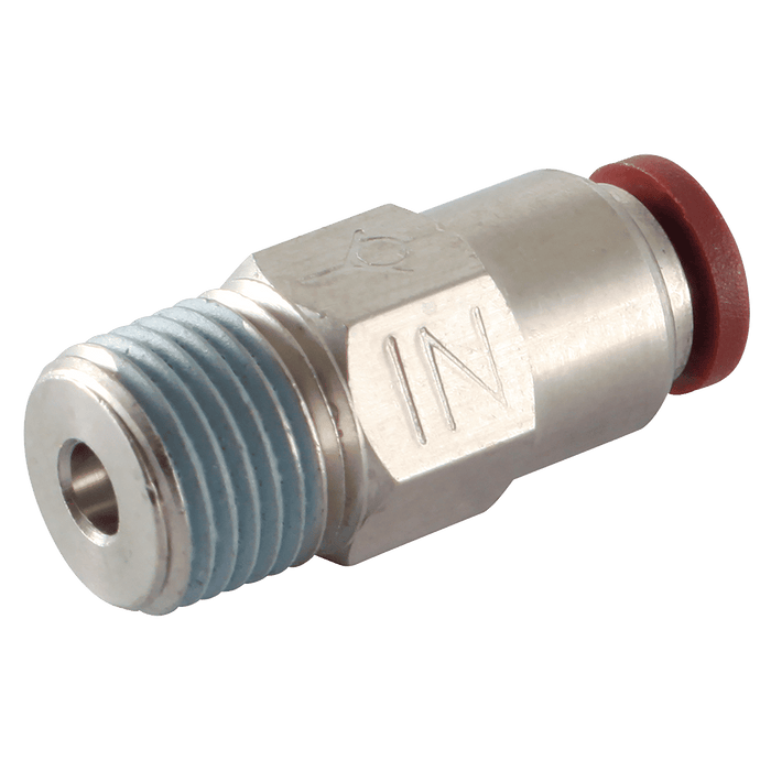 Aircomp Stampotecnica 8MM X 1/8" BSPT Conical Check in Valve 331.02.08.18 - FluidAirFittings