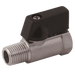 Haitima 1/4"BSPM X 1/4"BSP Tapered Female Male Female 316SS MINIVALVE 981-1/4 - FluidAirFittings