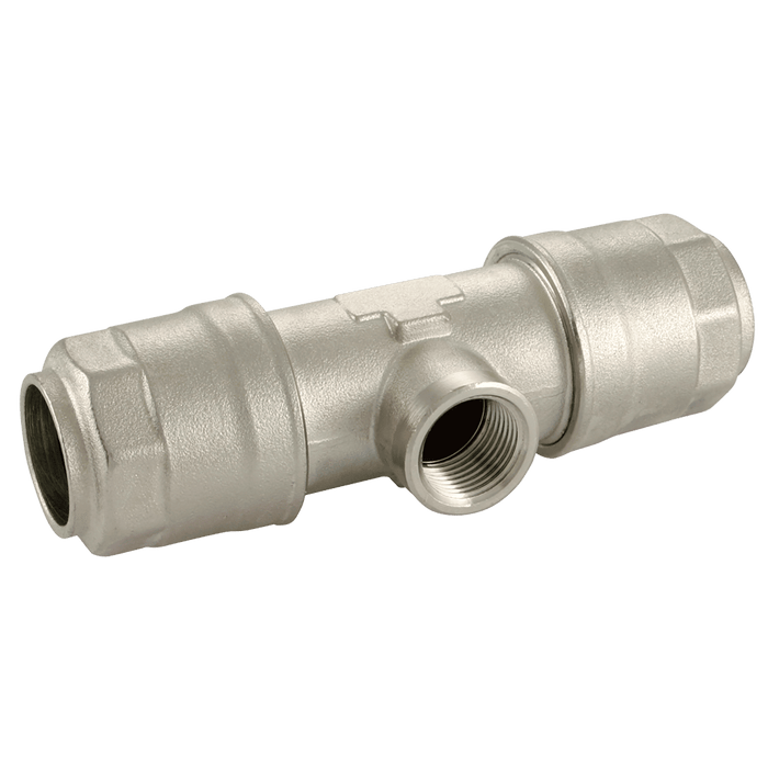 Aignep Infinity Female Tee 50MM OD X 3/4" 9023600004 - FluidAirFittings