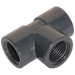 Comer 3/8" BSPP Female Equal Tee PVT38 - FluidAirFittings