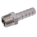 FT Pro 2" BSPT Male Straight Hose Tails, Nickel Plated Brass GT52/50KNP - FluidAirFittings