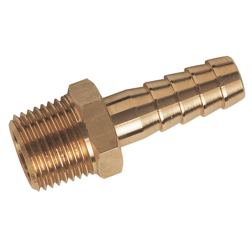 FT Pro 3/8" NPT Male Straight Hose Tail 650-1719 - FluidAirFittings