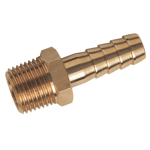 FT Pro - 650-1003 3MM ID (2MM OD) X 1/8" NPT Male Brass Hose Tail - FluidAirFittings