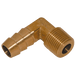 FT Pro 1/8" BSPT Male Elbow Hose Tails, Brass EHT-18-10 - FluidAirFittings