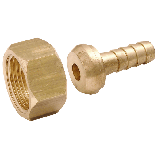 FT Pro 1.1/2" BSPP Female Straight Swivel Hose Tails, Brass FH48/112 - FluidAirFittings