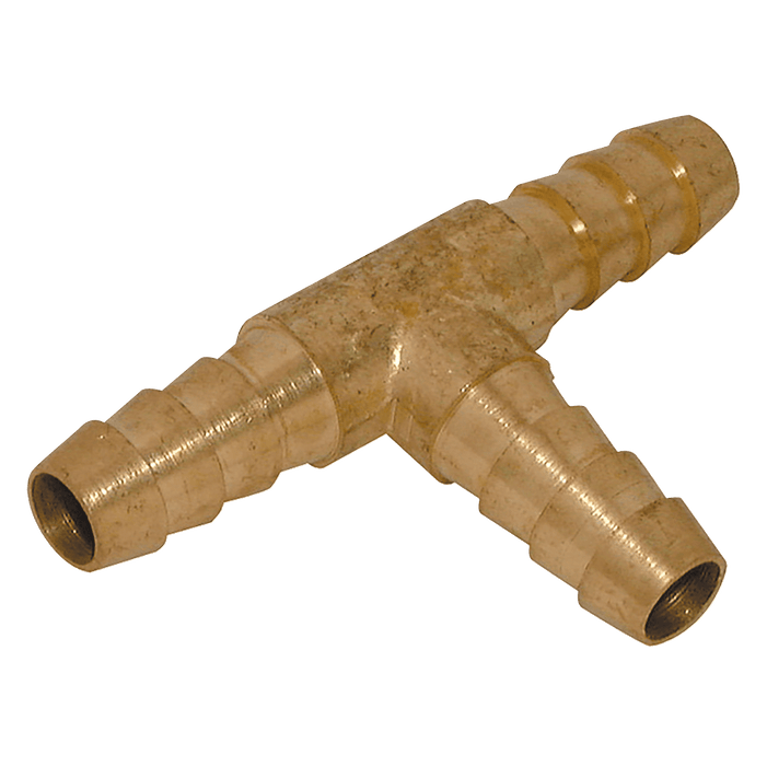 FT Pro 05MM ID Brass Equal Hose Tail Tee THT-5 - FluidAirFittings