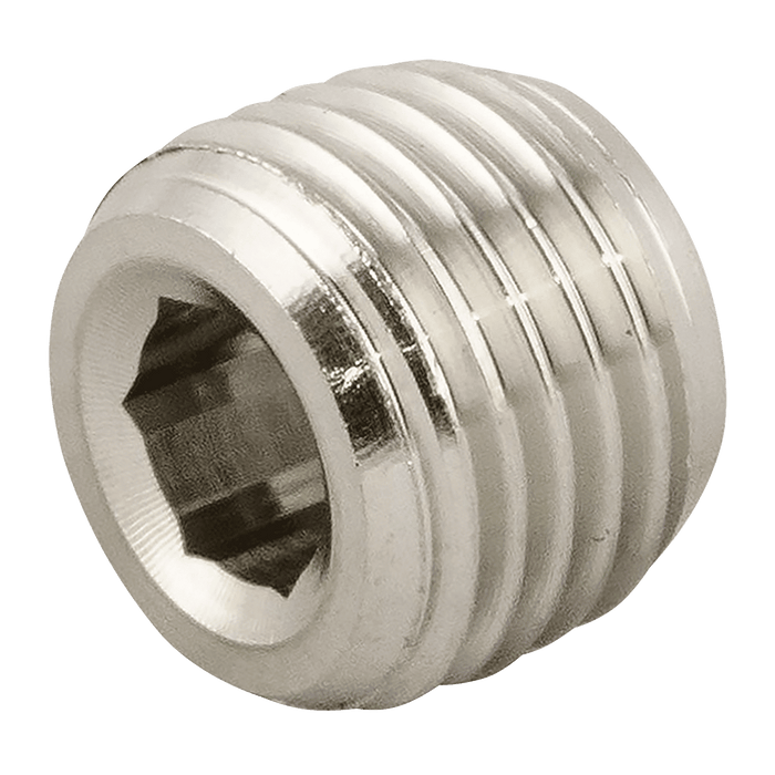 Aignep 3/4" BSPT Allen Key PLUGSTAINLESS Steel 62325-3/4 - FluidAirFittings