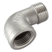 Haitima 1.1/4" BSPT Male X 1.1/4" BSPP Female Street Elbow SE-114 - FluidAirFittings