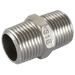 Haitima SS Equal Hex Nipple 4" BSPT Male HN-4 - FluidAirFittings