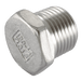 Haitima 1.1/2" BSPT Hex Blank Plug SS 316 HP-112 - FluidAirFittings