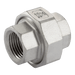 Haitima 1/8" BSPP Female Hexagon 2 Piece Union HU-18 - FluidAirFittings