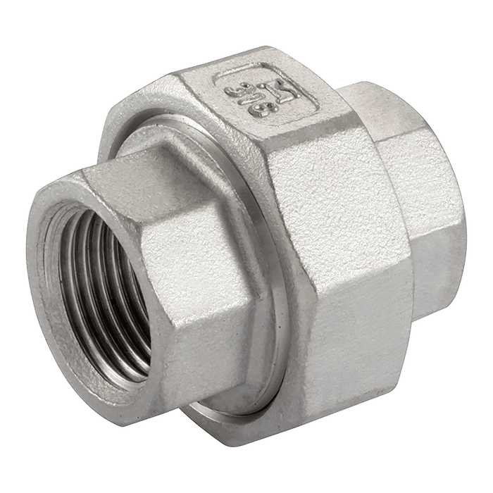 Haitima 3" BSPP Female Hexagon 2 Piece Union HU-3 - FluidAirFittings