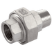 Haitima 1/4" BSP/T Fem/Male Hex Union 316 MFU-14 - FluidAirFittings