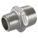 Haitima 1/2" X 1/4" BSPT Male Hex Nipple 316 RHN-12-14 - FluidAirFittings