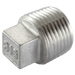 Haitima 1" BSPT Male Square Head Plug 316 SP-1 - FluidAirFittings