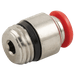 Aignep 04MM OD X 1/8" BSPT Male Stud Push-in P20-4-1/8 - FluidAirFittings