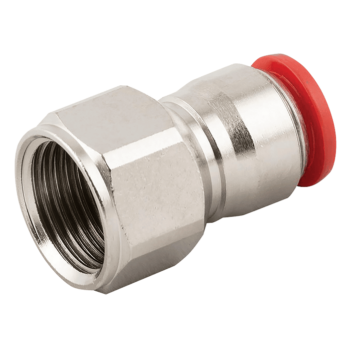 Aignep 10MM OD X 1/4" BSPP Female Stud Push-in P3-10-1/4 - FluidAirFittings