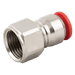 Aignep 10MM OD X 1/4" BSPP Female Stud Push-in P3-10-1/4 - FluidAirFittings