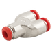 Aignep 03MM OD Equal "Y" Piece Push-in P21-3 - FluidAirFittings