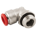 Aignep 12MM OD X 1/4" BSPP Male SW Elbow P8-12-1/4 - FluidAirFittings