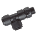 John Guest 12MM X 1/2 Swivel Male Run Tee PM111214E - FluidAirFittings