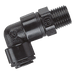 John Guest 1/8" BSPT Male SW Elbow X 05MM OD Tube PM090501E - FluidAirFittings