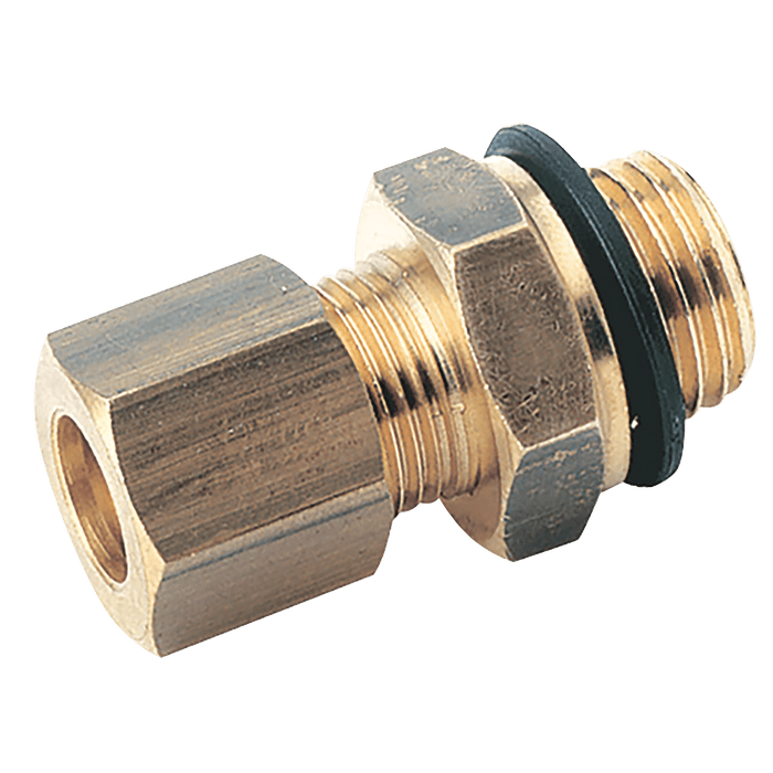 Aignep 1/4" BSPP Male X 6MM OD Male Stud 13485-6-14 - FluidAirFittings