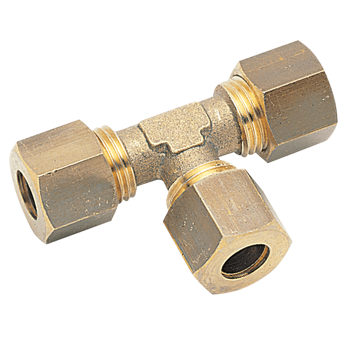 Aignep 6MM OD X MM ID Equal Tee 13200-6 - FluidAirFittings