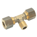Aignep 3/8" BSPT Male X 12MM OD Male Stud Tee 13220-12-38 - FluidAirFittings
