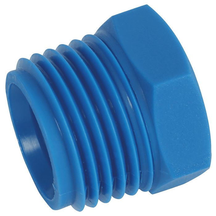 Tefen 1/2" BSPT Male Blanking Plug PN12-12 - FluidAirFittings