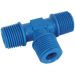 Tefen 3/8" BSPT Male Equal Tee PN7-38 - FluidAirFittings