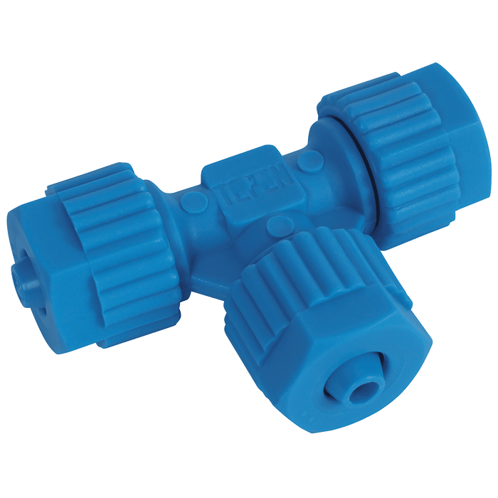 Tefen 8 X 6MM OD Equal Tee PP9-8 - FluidAirFittings