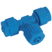 Tefen 8 X 6MM OD Equal Tee PP9-8 - FluidAirFittings