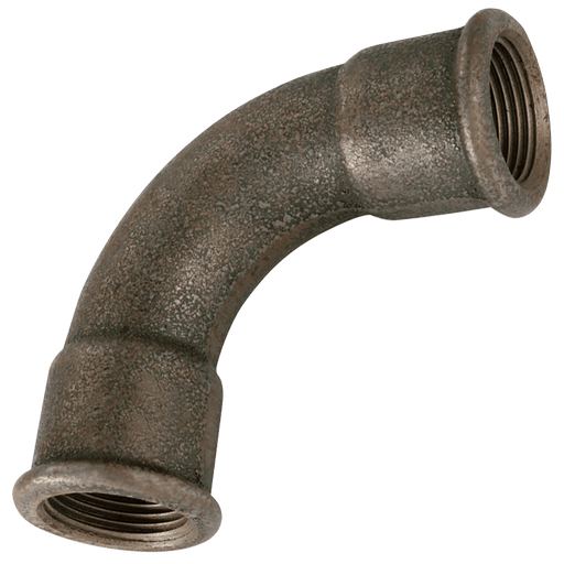 GF 1" BSPP Fem/Fem Long BENF Black GF2 GF2-1N - FluidAirFittings