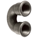 GF 1" BSPP Female 180° Bend Black GF60 GF60-1N - FluidAirFittings