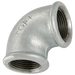 GF 1" X 1/2" BSP Female Reducing Elbow 90° Galvanised GF90G GF90-10-12 - FluidAirFittings