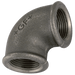 GF 4" BSPP Female Equal 90° Elbow Black GF90 GF90-4N - FluidAirFittings
