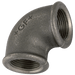 GF 1/2" X 1/4" BSP Female Reducing Elbow 90° Black GF90 GF90-12-14N - FluidAirFittings