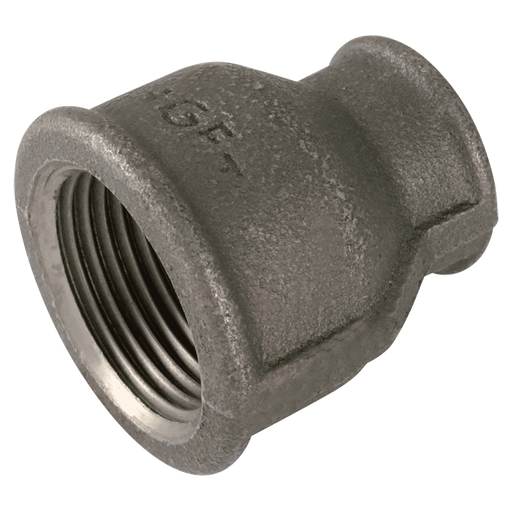 GF 3/8" X 1/4" BSPP Reducing Socket Black GF240 GF240-38-14N - FluidAirFittings