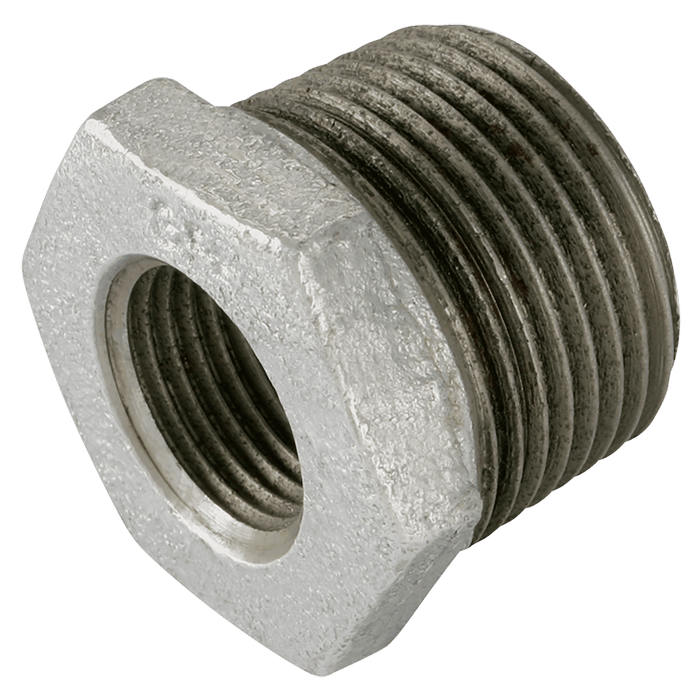 GF 4" X 3" BSPT/P Male/Female Bush Galvanised GF241G GF241-4-3 - FluidAirFittings